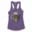 Inniki Plan - Beer Women's Racerback Tank in Solid Purple Rush Color